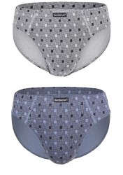 Комплект из двух трусов-слипов в клеточку Gentlemen