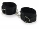 Тканевые черные наручники Luv Cuffs