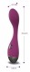 Фиолетовый вибромассажер G-Spot Evelyn - 15,1 см.