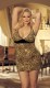 Мини платье с принтом леопарда Shirley of Hollywood
