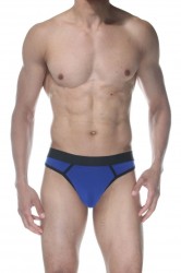 Синие мужские трусы-стринги Don Moris