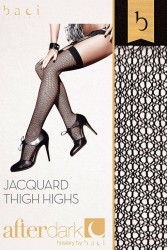 Жаккардовые чулки Jacquard Thigh High Baci
