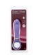 Фиолетовый анальный вибромассажёр Good Vibes RING-G Bulbed - 15,5 см.