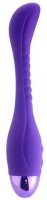 Фиолетовый вибратор Indulgence Slender G Vibe - 21 см.