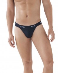 Черные мужские трусы-тонги Venture Thong Clever Masculine Underwear