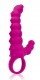 Розовый силиконовый стимулятор Cosmo - 9,5 см.