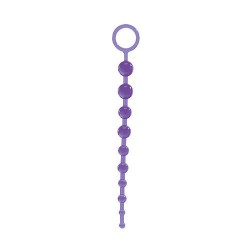 Фиолетовая анальная цепочка с 10 шариками Jammy Jelly Anal 10 Beads - 32 см. Фиолетовая анальная цепочка с 10 шариками Jammy Jelly Anal 10 Beads - 32 см.