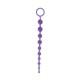 Фиолетовая анальная цепочка с 10 шариками Jammy Jelly Anal 10 Beads - 32 см.