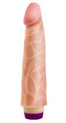 Вибромассажер со встроенным пультом - 18,5 см. Вибромассажер со встроенным пультом - 18,5 см.