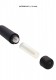 Черный гладкий стимулятор уретры с вибрацией Silicone Vibrating Bullet Plug Extra Long