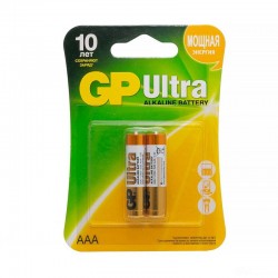 Батарейки Gp Ultra Alkaline 24А AАA/LR03 24AU-CR2 - 2 шт.
