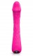 Ярко-розовый гибкий вибратор-реалистик - 21,3 см.