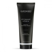 Массажный легкий крем Wicked Stripped plus Bare - 120 мл.