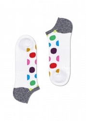 Низкие носки унисекс Athletic Big Dot Low Sock с ярким принтом Happy socks