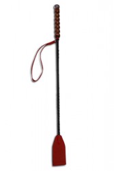 Красный стек с фигурной рукоятью - 62 см.