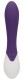 Фиолетовый вибратор Frenzy с функцией нагрева - 20,8 см.