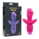 Розовый вибратор Indulgence Rechargeable Wild Ride - 16,5 см.