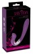 Перезаряжаемый вибратор с клиторальным стимулятором Javida Vibe with Clit Stimulator - 18,5 см.