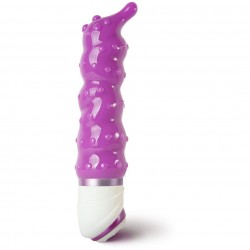 Фиолетовый гнущийся вибромассажер Jog Thrill - 20,3 см.