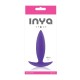Фиолетовая анальная пробка для ношения Inya Spades Small - 10,2 см.
