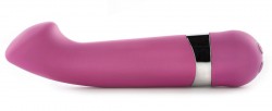 Розовый вибромассажёр для G-стимуляции The Emili Big O G-SPOT - 17,2 см.