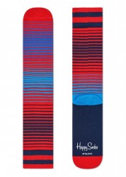Яркие носки унисекс Athletic Sunrise Sock с полосками различной ширины Happy socks