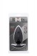 Чёрная анальная пробка Bootyful Anal Plug Medium Black - 9,8 см.