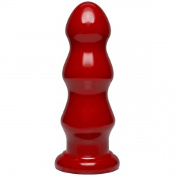Красный анальный фаллоимитатор B-10 Tango Cherry Bomb - 25,4 см.