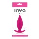 Розовая анальная пробка для ношения Inya Spades Medium - 10,2 см.