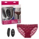 Кружевные трусики с клиторальным вибратором Remote Control Panty Set S/M