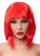 Красный парик-каре с челкой Джага-Джага