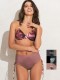 Раздельный купальник с высокими трусиками и анималистическим принтом Lormar