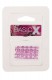 Фиолетовая насадка на пенис с шипами и шишечками Basicx Tpr Sleeve Pink 0.7INCH