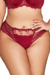 Рубиново-красные трусики-бразилиана Novato AVA