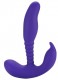 Фиолетовый стимулятор простаты Anal Pleasure Dual Vibrating Prostate Stimulator - 13,5 см.