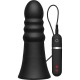 Анальная вибропробка Kink Vibrating Silicone Butt Plug Ridged 8 - 20,32 см.