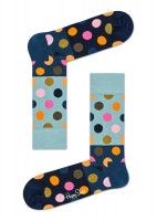 Сине-голубые носки Big Dot Block Sock в горох Happy socks Сине-голубые носки Big Dot Block Sock в горох Happy socks