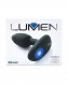 Черный интерактивный вибратор OhMiBod Lumen for Kiiroo с подсветкой - 10,2 см.