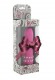 Розовый вибратор Diamond Pink Petit с кристаллами - 11 см.