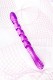 Фиолетовый двусторонний фаллоимитатор Tanza - 27,5 см.