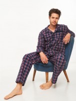 Комфортная мужская пижама из хлопкового поплина Gotzburg