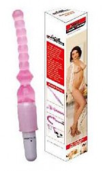 Гнущийся анальный вибромассажер со встроенным пультом - 24 см. Гнущийся анальный вибромассажер со встроенным пультом - 24 см.
