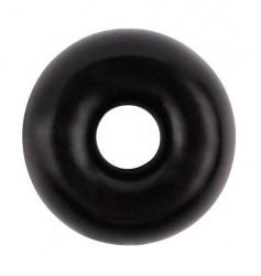 Черное эрекционное кольцо-бублик Fat O Cock Ring #2
