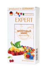 Цветные презервативы Expert Фруктовый микс - 12 шт.