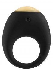 Черное эрекционное кольцо Eclipse Vibrating Cock Ring