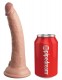 Телесный фаллоимитатор 7 Silicone Dual Density Cock - 21 см.