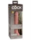 Телесный фаллоимитатор 7 Silicone Dual Density Cock - 21 см.