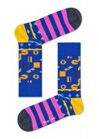 Яркие носки унисекс Mix Max Sock с миксом узоров Happy socks
