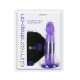 Фиолетовый страпон Climax Strap-on Purple Ice Dong  Harness set - 17,8 см.