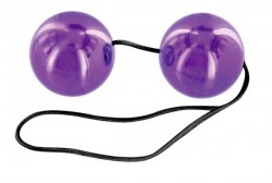 Фиолетовые вагинальные шарики Classix со смещенным центром тяжести